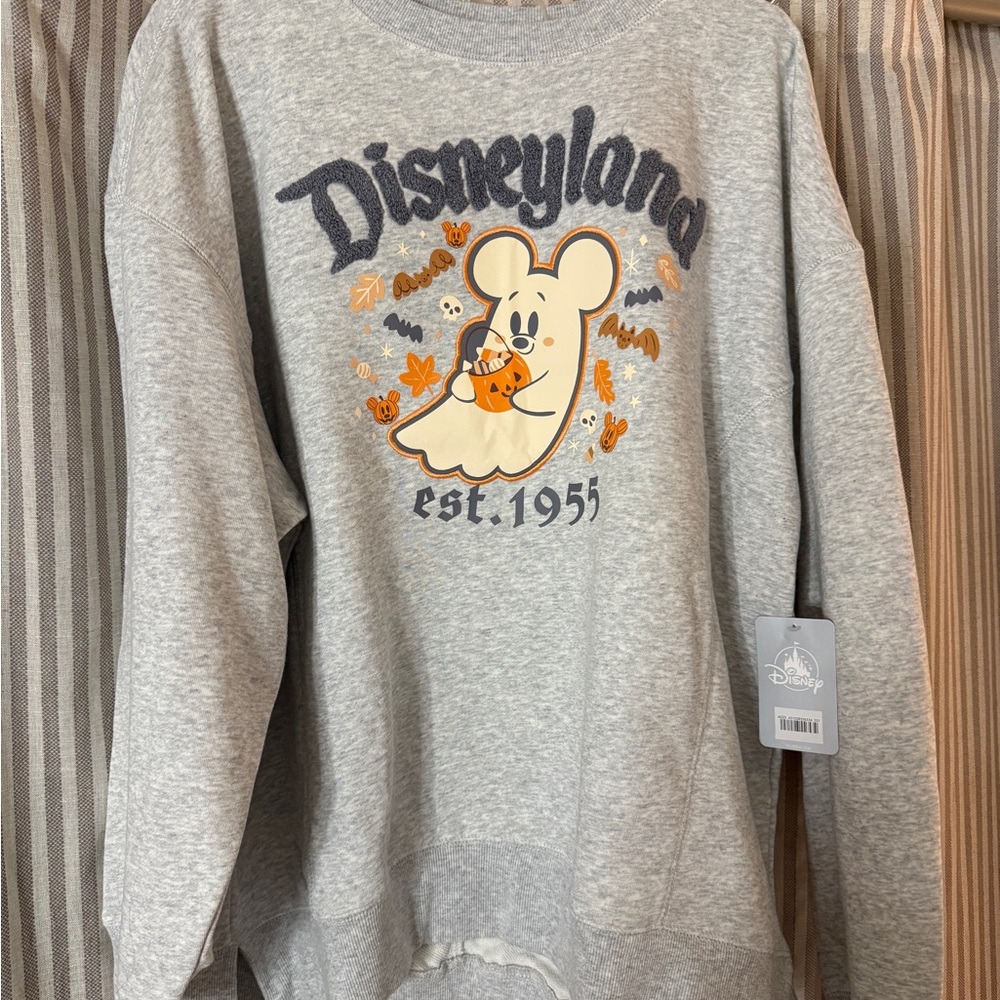 Disney Parks Cutie Ghost Halloween Collection Sweatshirt - NWT